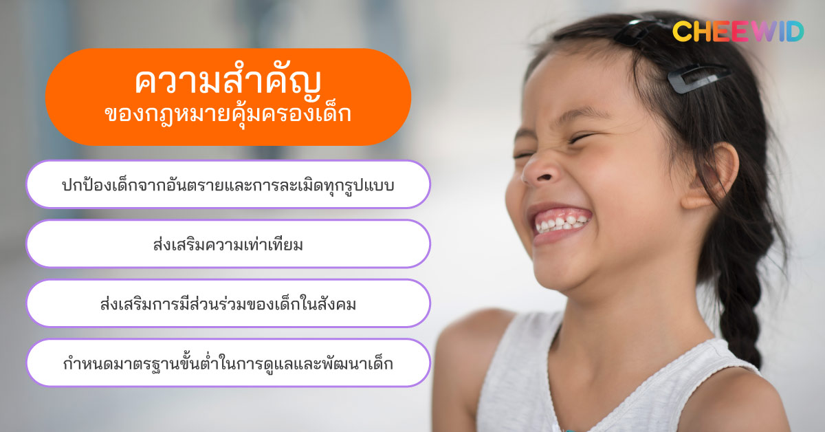 ความสำคัญของกฎหมายคุ้มครองเด็ก