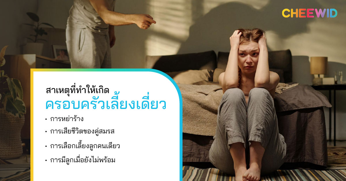 สาเหตุที่ทำให้เกิดครอบครัวเลี้ยงเดี่ยว