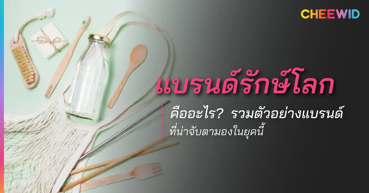 แบรนด์รักษ์โลกคืออะไร? รวมตัวอย่างแบรนด์ที่น่าจับตามองในยุคนี้
