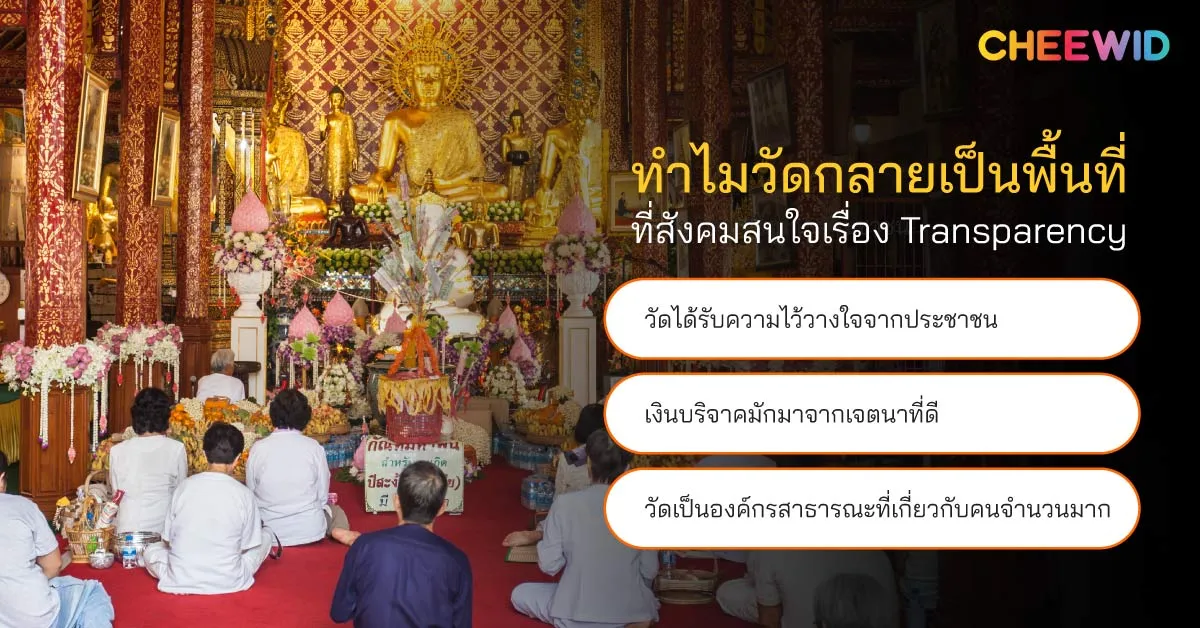 ทำไมวัดกลายเป็นพื้นที่ที่สังคมสนใจเรื่อง Transparency 